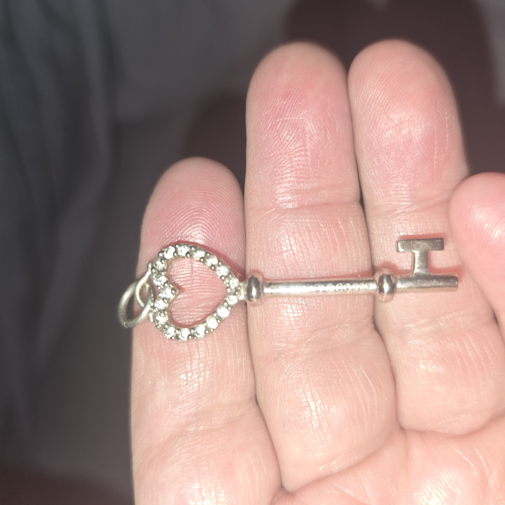 Tiffany & Co. Silver Key Pendant Necklace - Picture 7 of 7